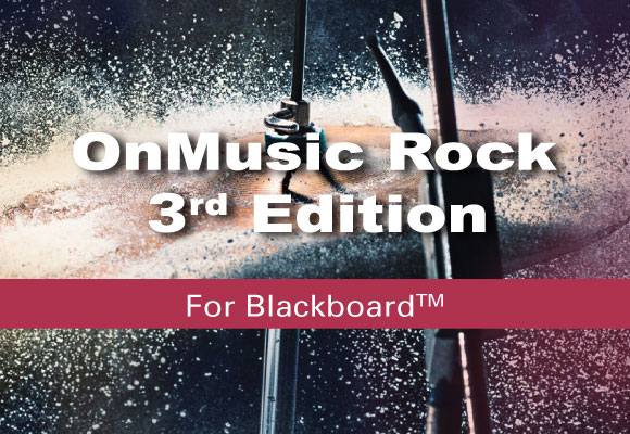 OnMusic Rock Third Edition for Blackboard
